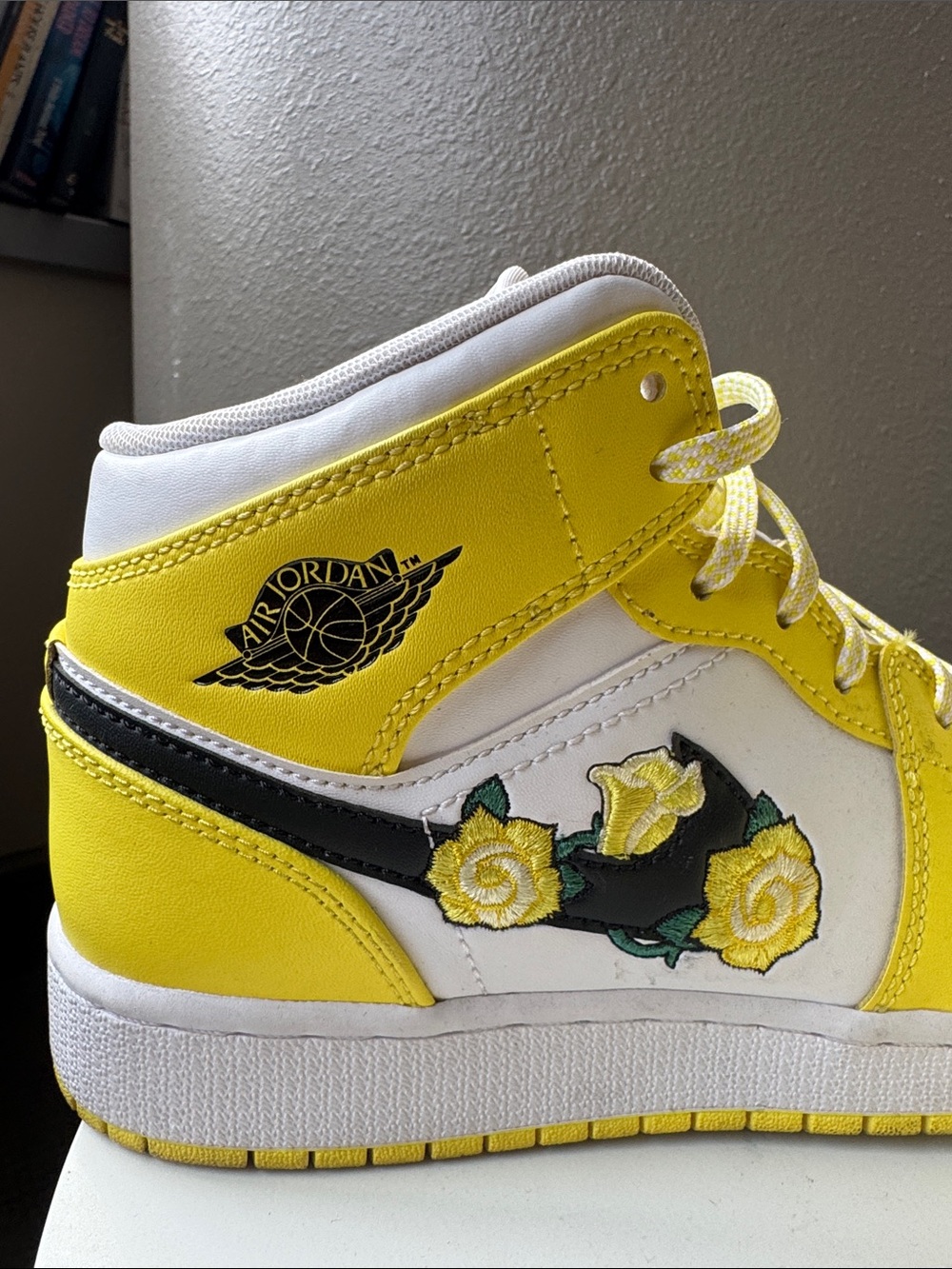 Women’s (youth) floral air jordan sneakers